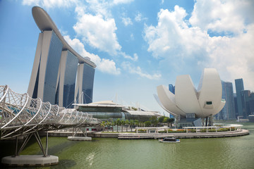 Naklejka premium Singapore city centre