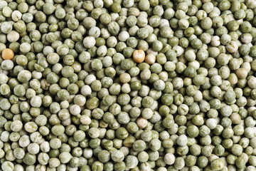 Getrocknete Spalterbsen , close-up