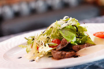 meat with vegetables
