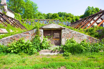 landscape old abandoned building