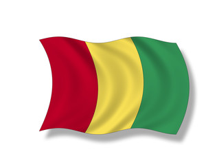 Illustration,Flagge der Republik Guinea