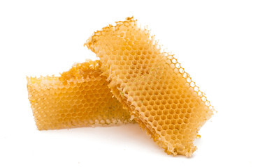 honeycomb honey isolated