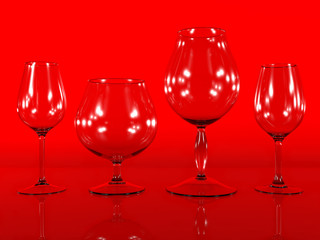 Wine glasses