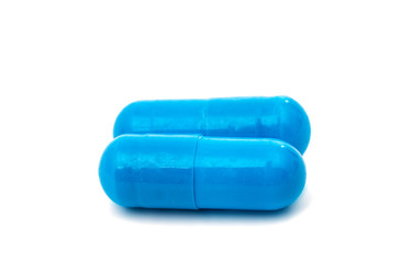 blue capsules