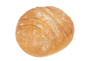 Bread with cracked crust on top