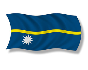 Illustration,Flagge von Nauru