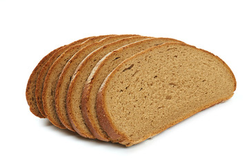 Sliced rye bread