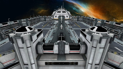 Fototapeta premium 宇宙ステーション