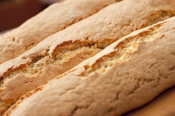 Just baked cantuccini (biscotti)