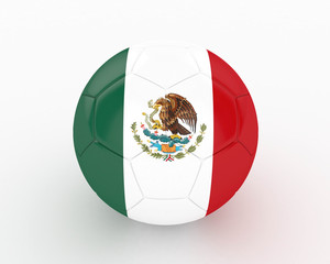 3d Mexico Fifa World Cup Ball - isolated