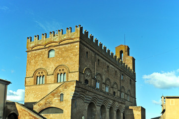 Fototapeta na wymiar Orvieto pałac kapitana Ludu