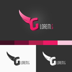 Letter-G Logo Template. Modern Vector Design