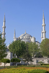 Fototapeta na wymiar The Blue Mosque (Sultanahmet Camii), Istanbul, Turkey