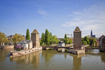 Obraz premium Strasbourg city, Alsace province, France