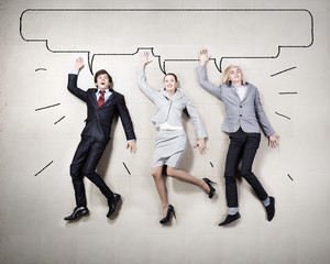 Funny businesspeople