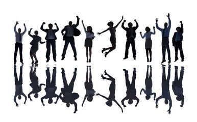 Group of Business People Celebrating