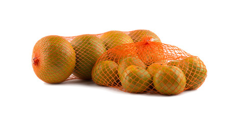Oranges in net