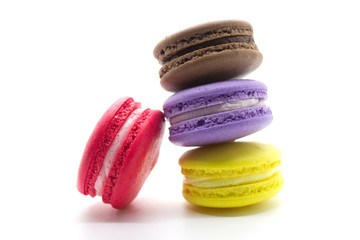 Colorful French Macaroons