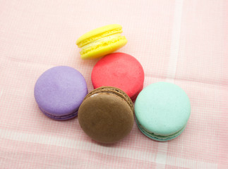 Colorful French Macaroons