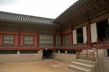 Naklejka premium Gyeongbok Palace, Seoul, Korean Republic