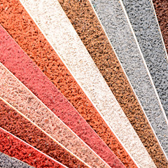 The color palette as a background