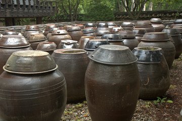 Kimchi jars, Suwon, Korean Republic