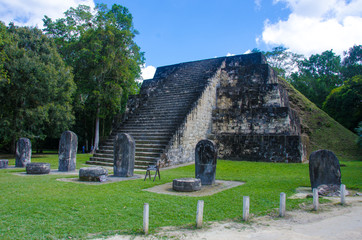 Tikal Maya Ruinen in Guatemala