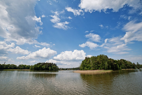 Mazury Lake in northern Poland