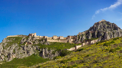 Fototapeta na wymiar Castle of Acrocorinth, Peloponesse, Greece