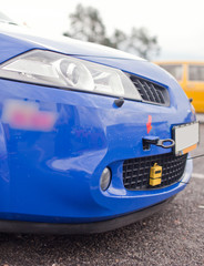 Obraz premium Sport car headlight