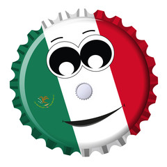 Mexiko Kronkorken Smiley