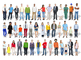 Multi-Ethnic Group of People and Diversity in Careers