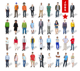 Fototapeta na wymiar Multi-Ethnic Group of People and Diversity in Careers