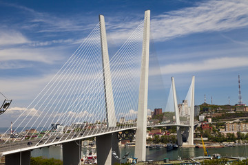 Big suspension bridge