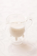 Obraz na płótnie Canvas jar of milk