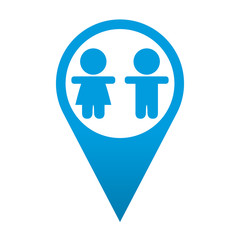Icono localizacion simbolo infancia