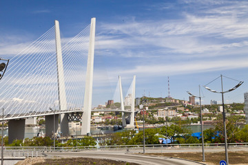 Obraz premium Big suspension bridge