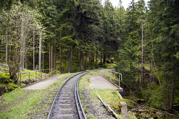 Wandern Schiene