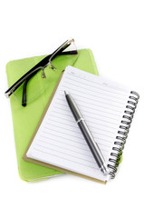 tablet pc and with note book