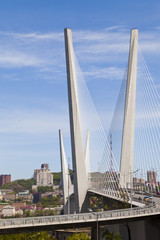 Obraz premium Big suspension bridge