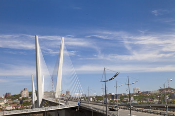 Obraz premium Big suspension bridge
