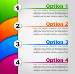 Four options background