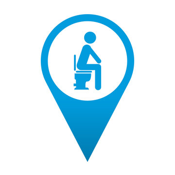 Icono localizacion simbolo WC