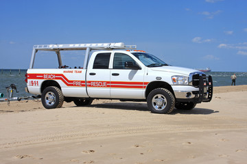 Beach Rescue Truck