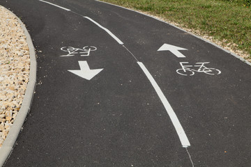 Obraz premium piste cyclable