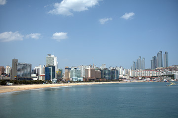 Obraz premium Haeundae Beach, Busan, Korean Republic