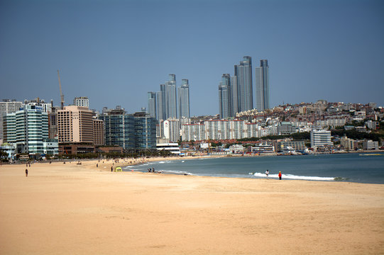 Haeundae Beach, Busan, Korean Republic