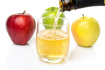 Cider with three sorts of apple