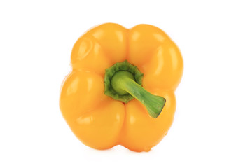 Fresh yellow bell pepper.