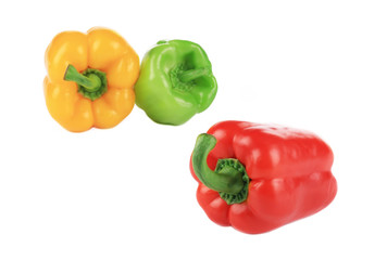 Three beautiful bell peppers.